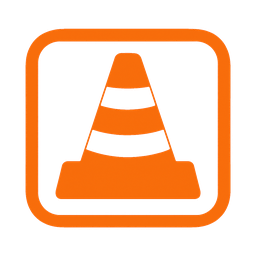 Icône de cône de chantier – identité visuelle de Julien Villette, régisseur général